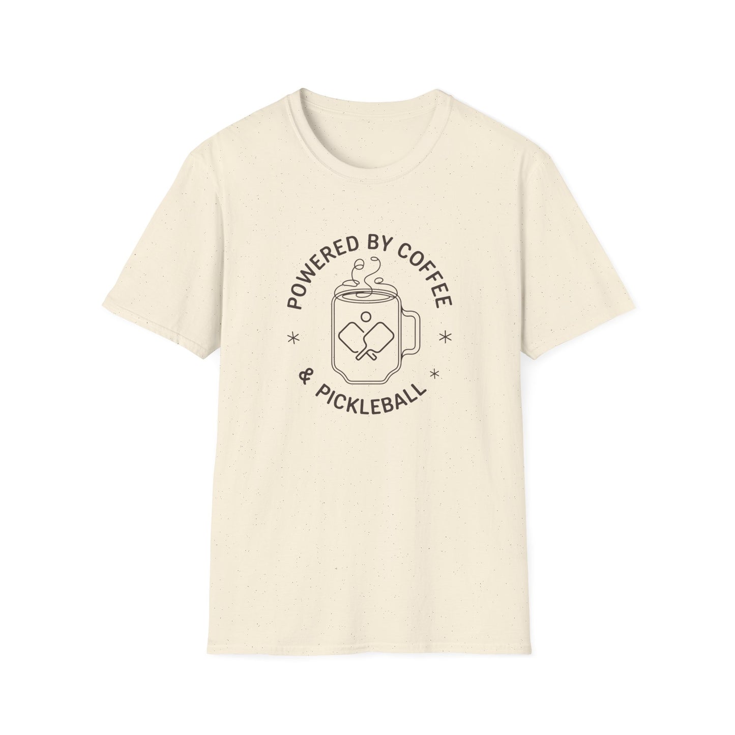Powered by Coffee & Pickleball Tee