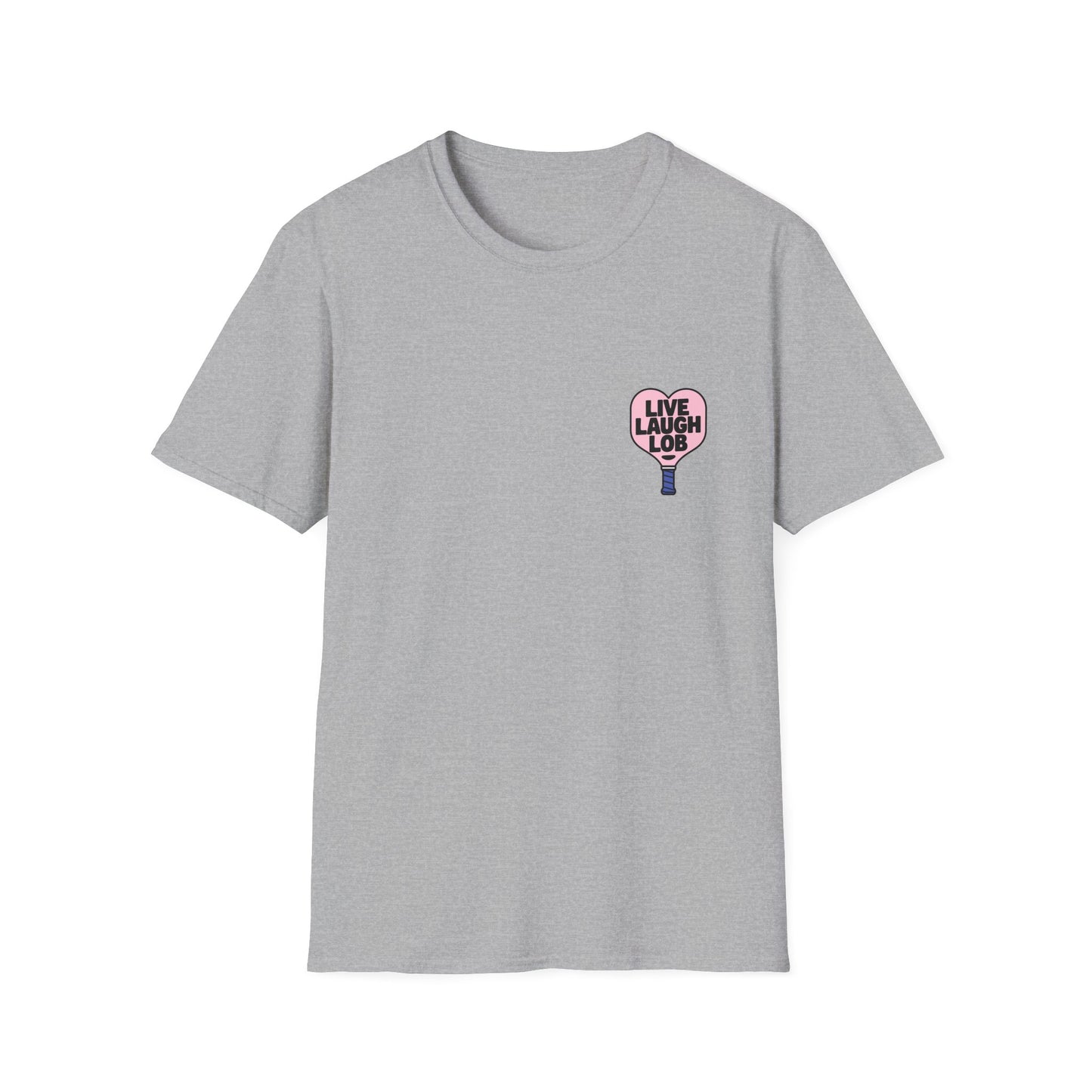 Live Laugh Lob Heart Shaped Paddle Tee