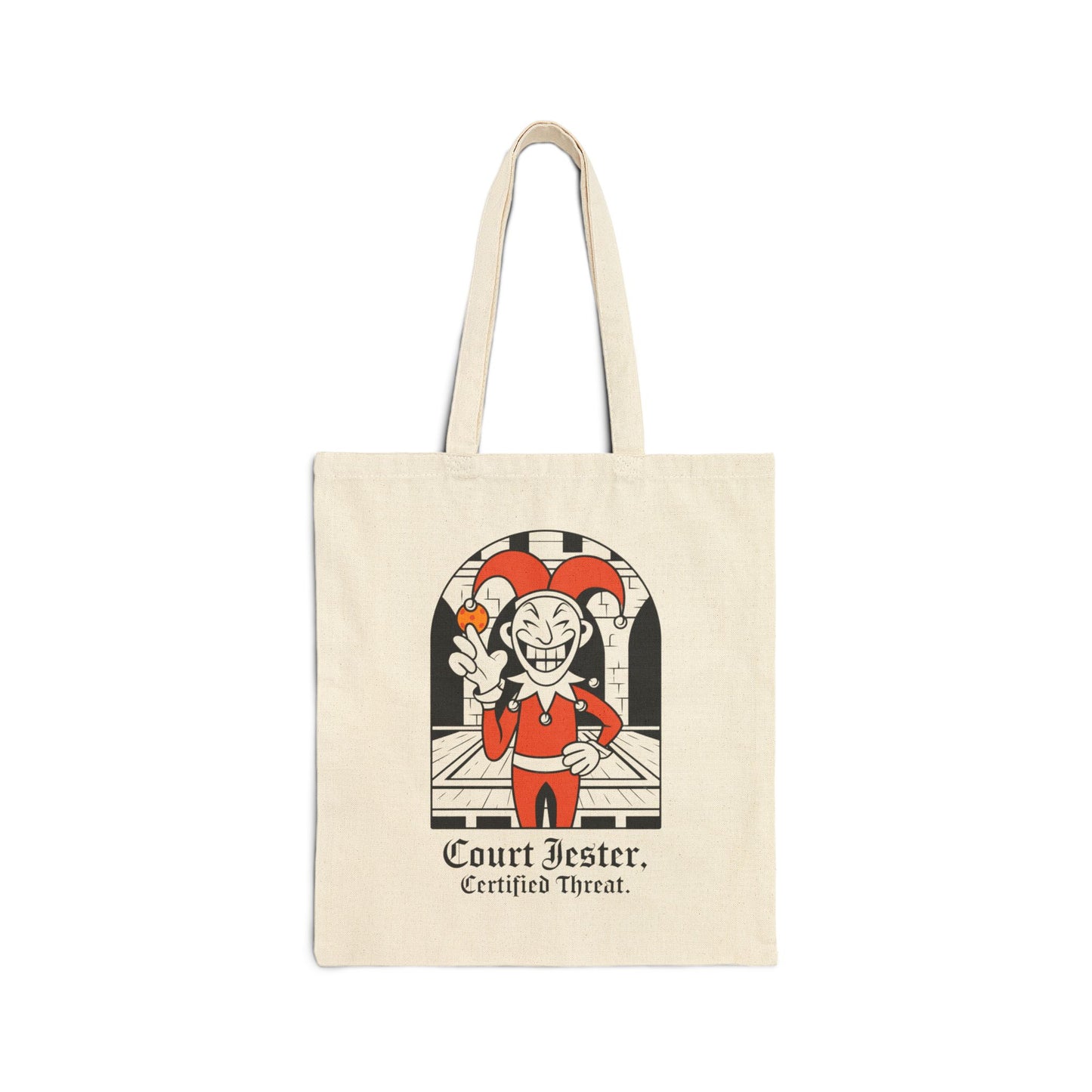 Court Jester Canvas Tote Bag Template