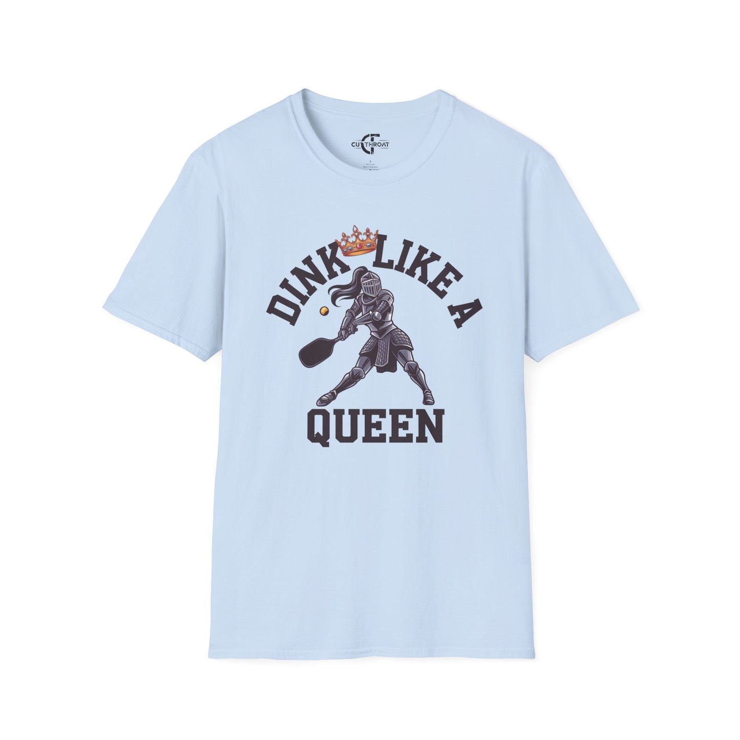 Dink Like a Queen - Medieval Pickleball Warrior Tee