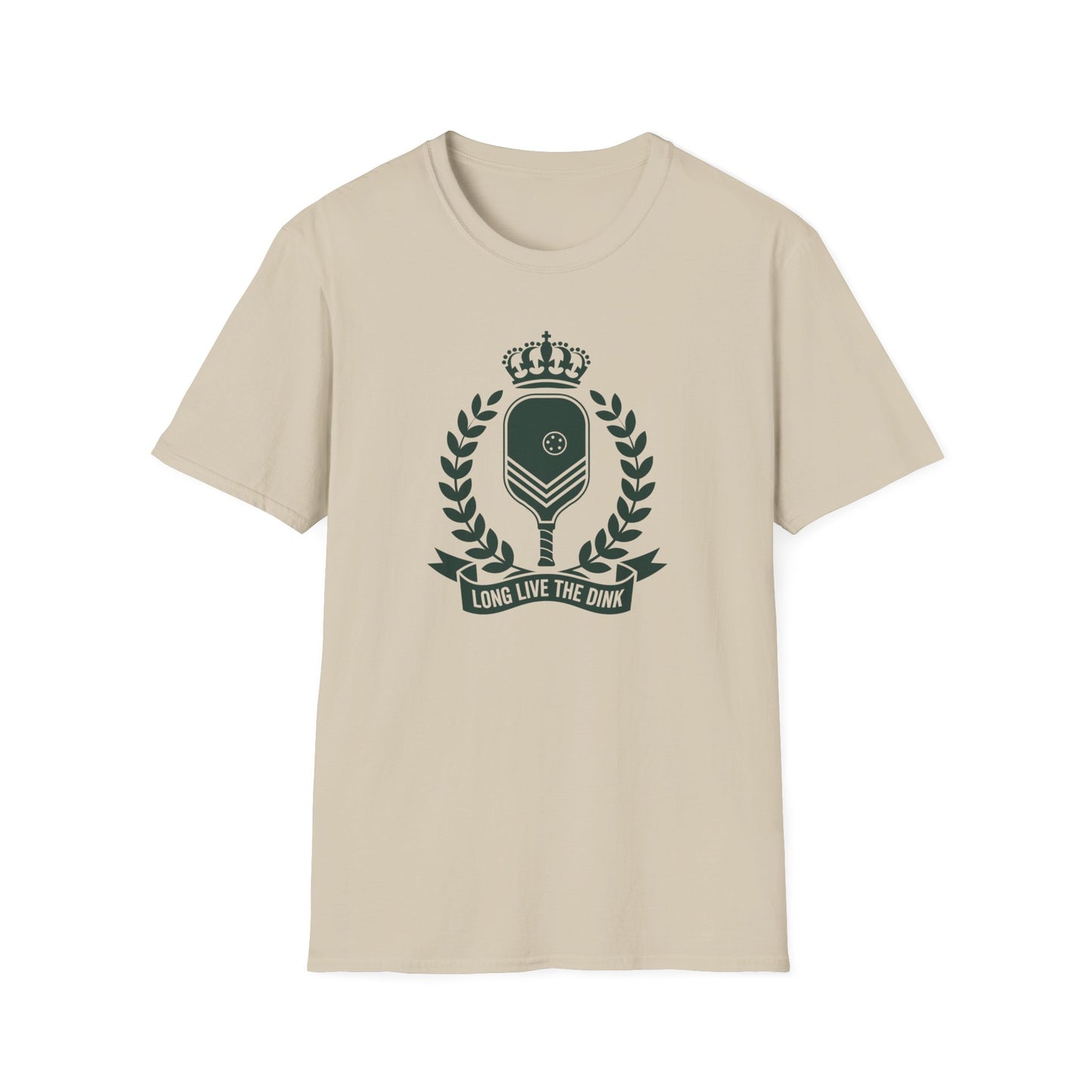 Long Live the Dink - Green Laurel Crown Crest Tee