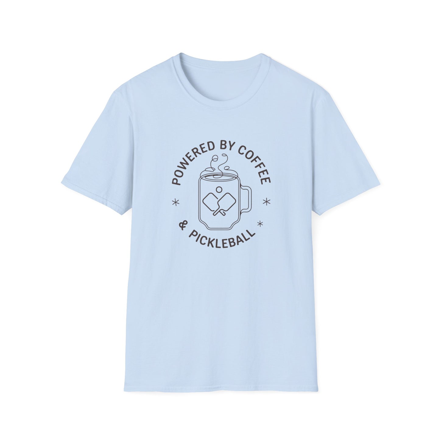 Powered by Coffee & Pickleball Tee
