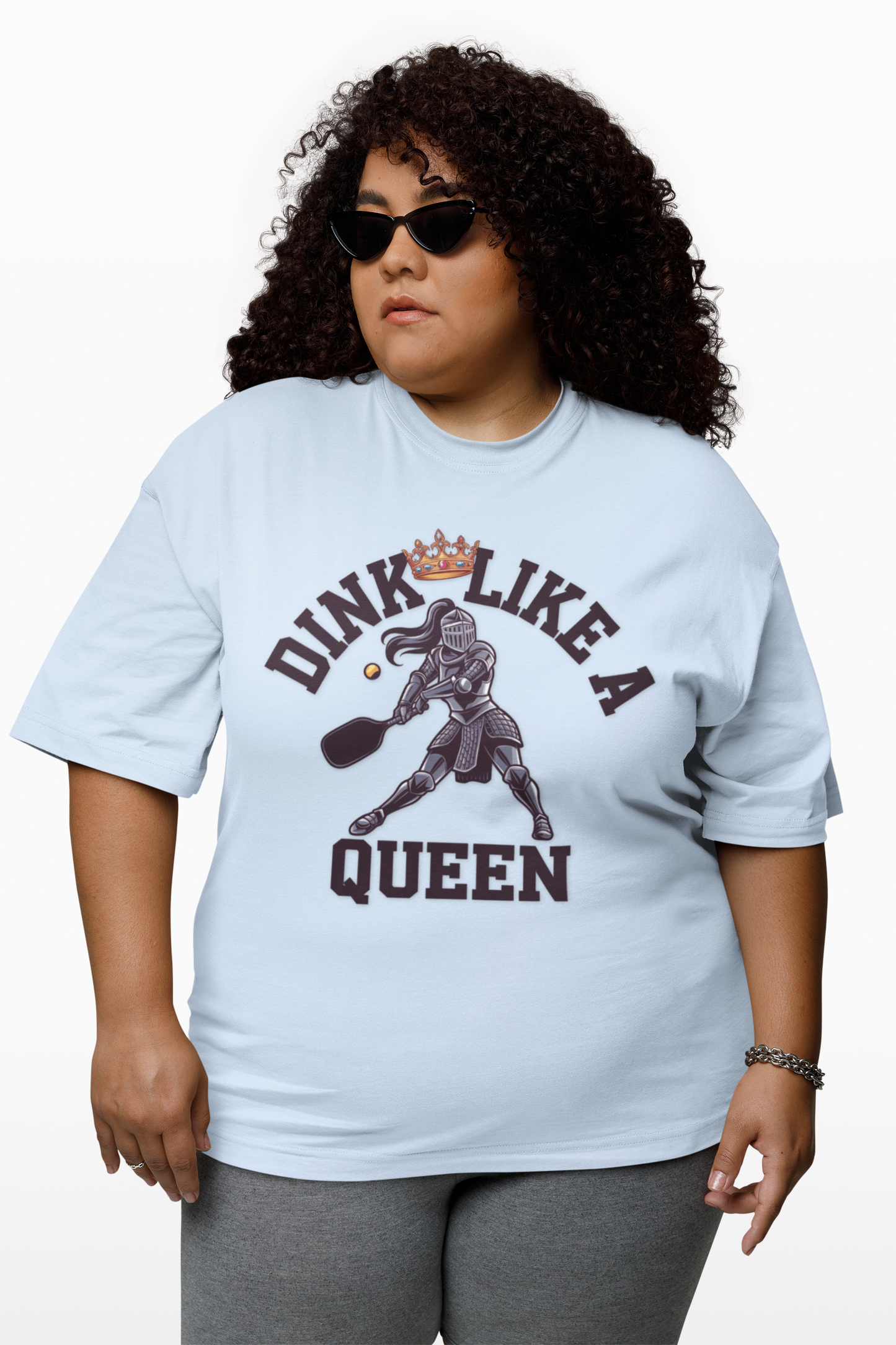 Dink Like a Queen - Medieval Pickleball Warrior Tee