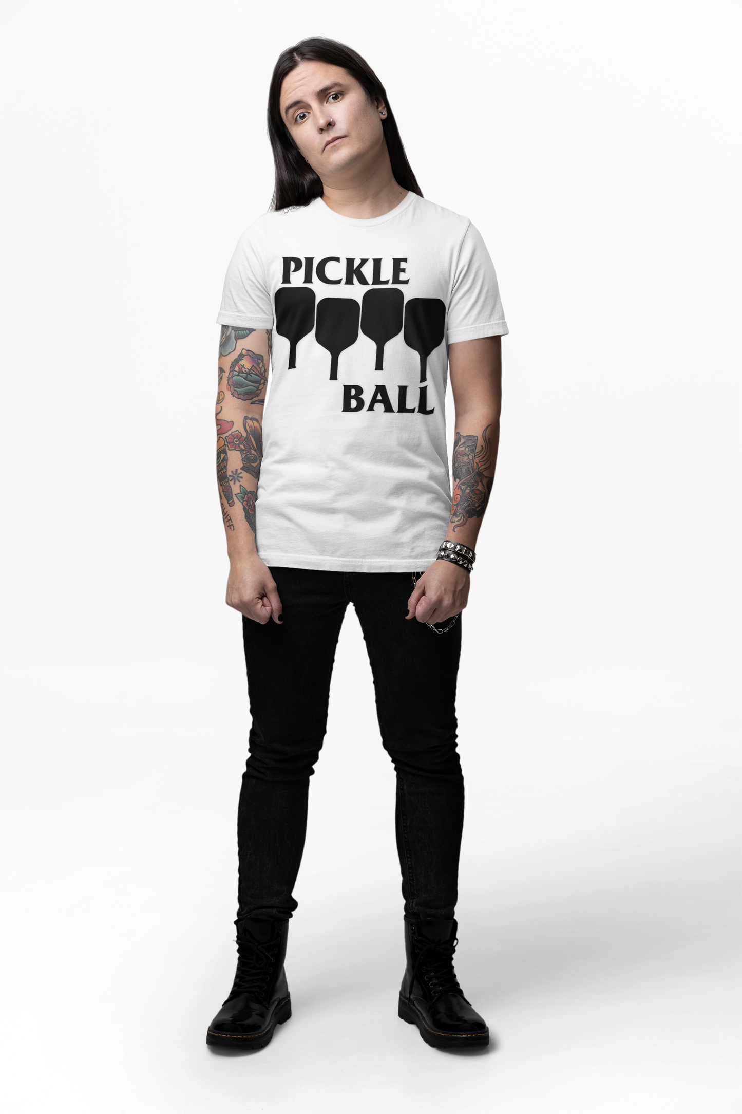 Pickle Ball Paddle Bars Tee