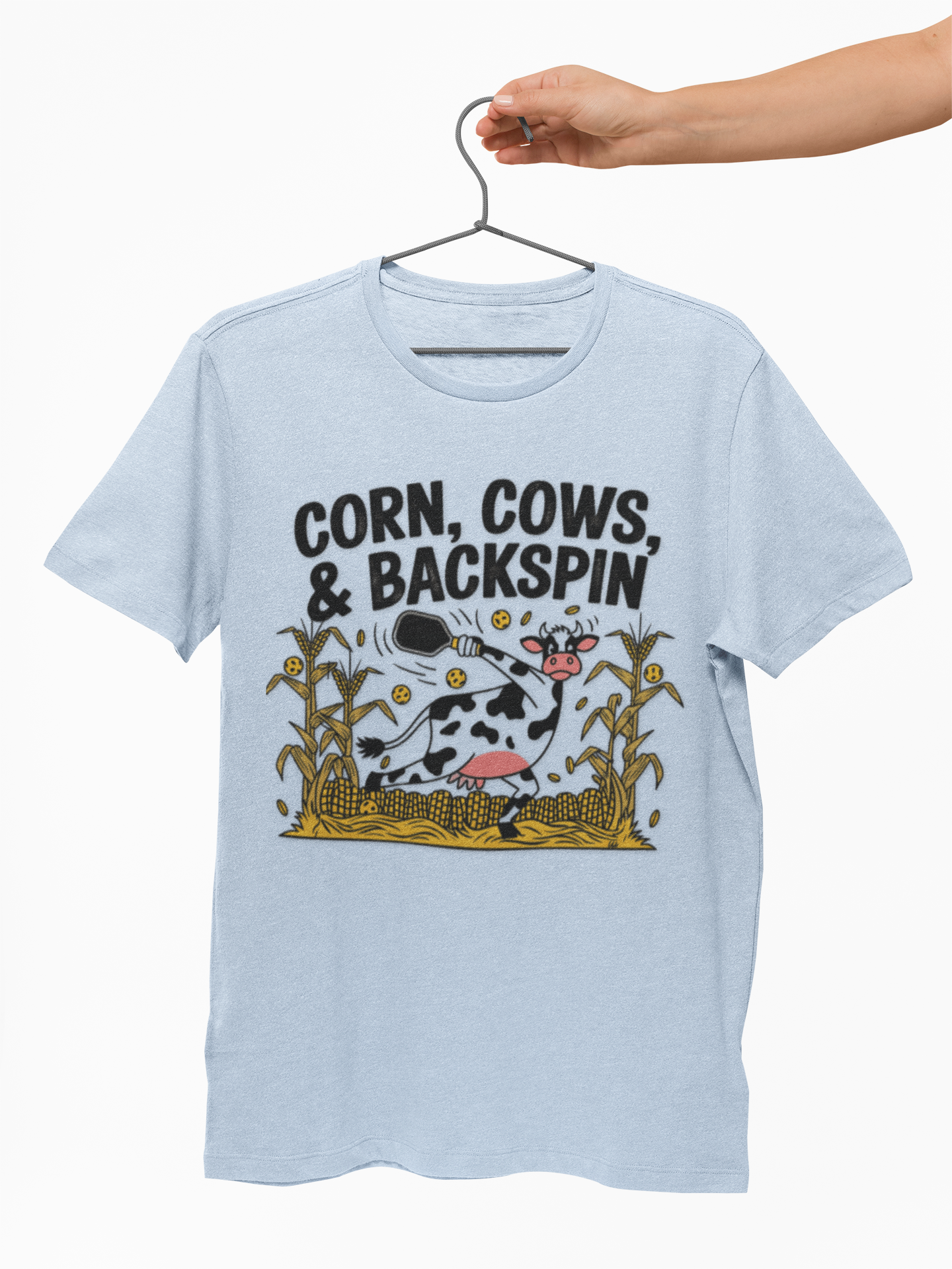 Corn, Cows, & Backspin Tee