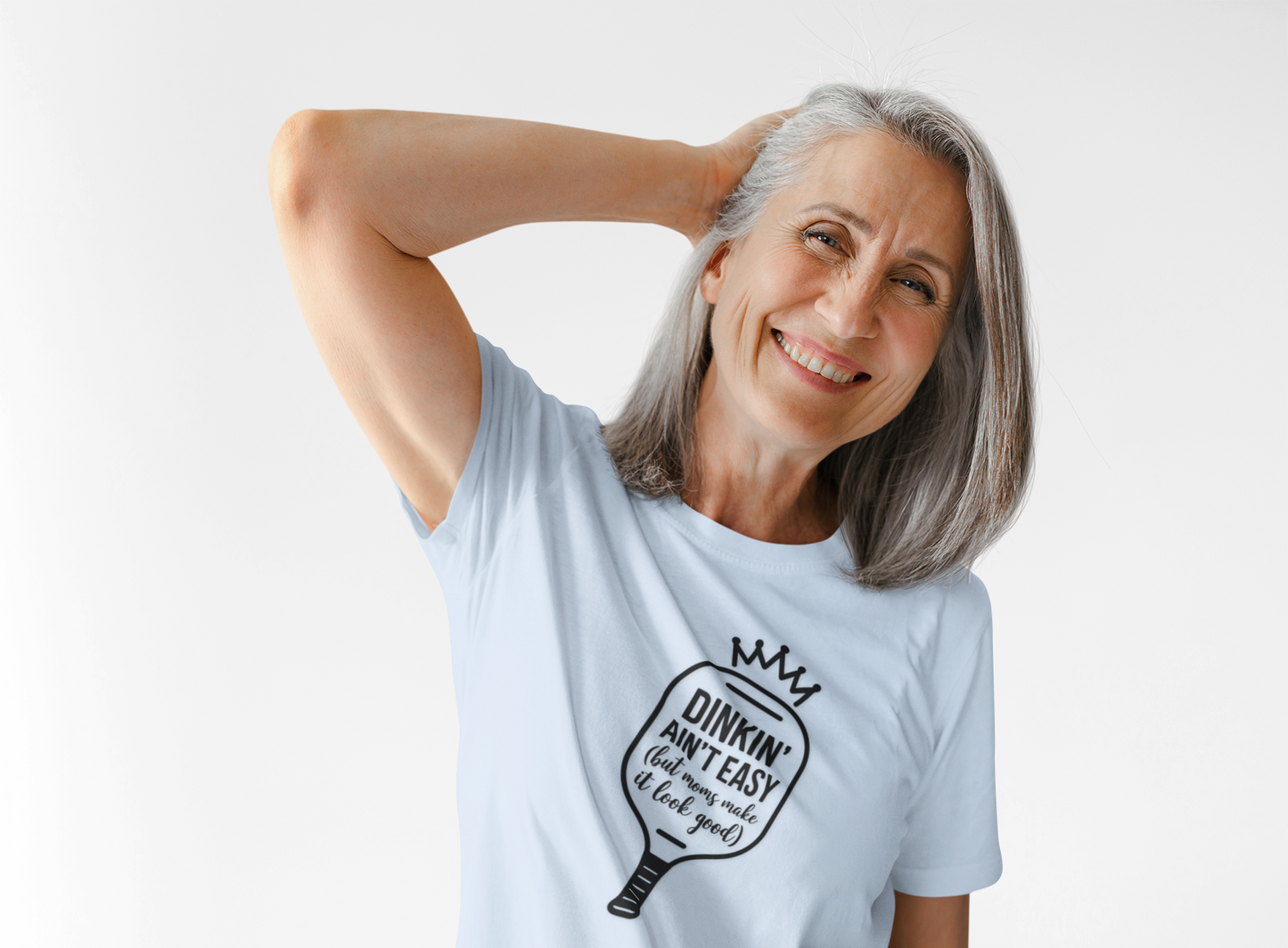 Dinkin' Ain't Easy Pickleball Mom Tee