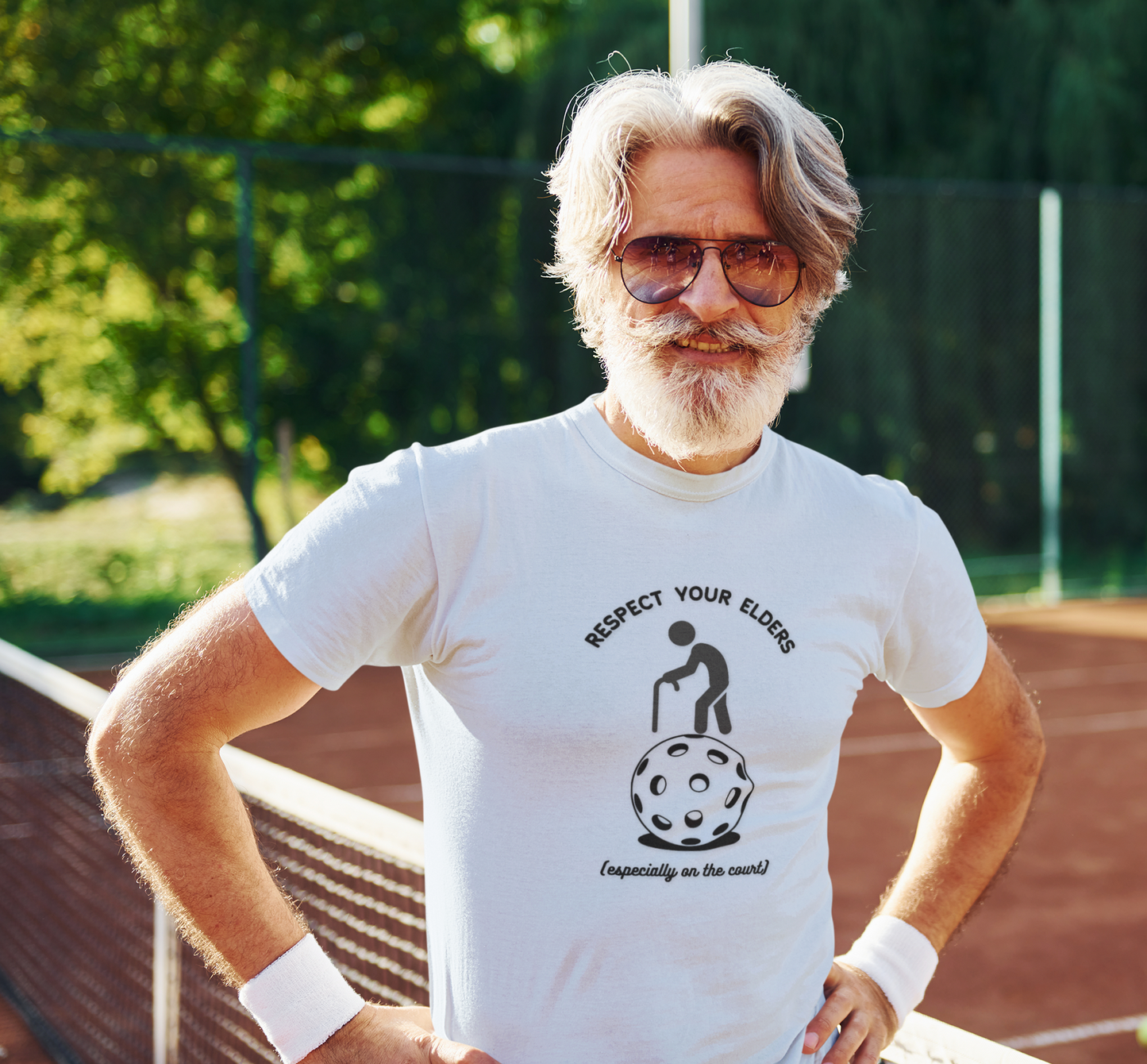 Respect Your Elders Pickleball Tee