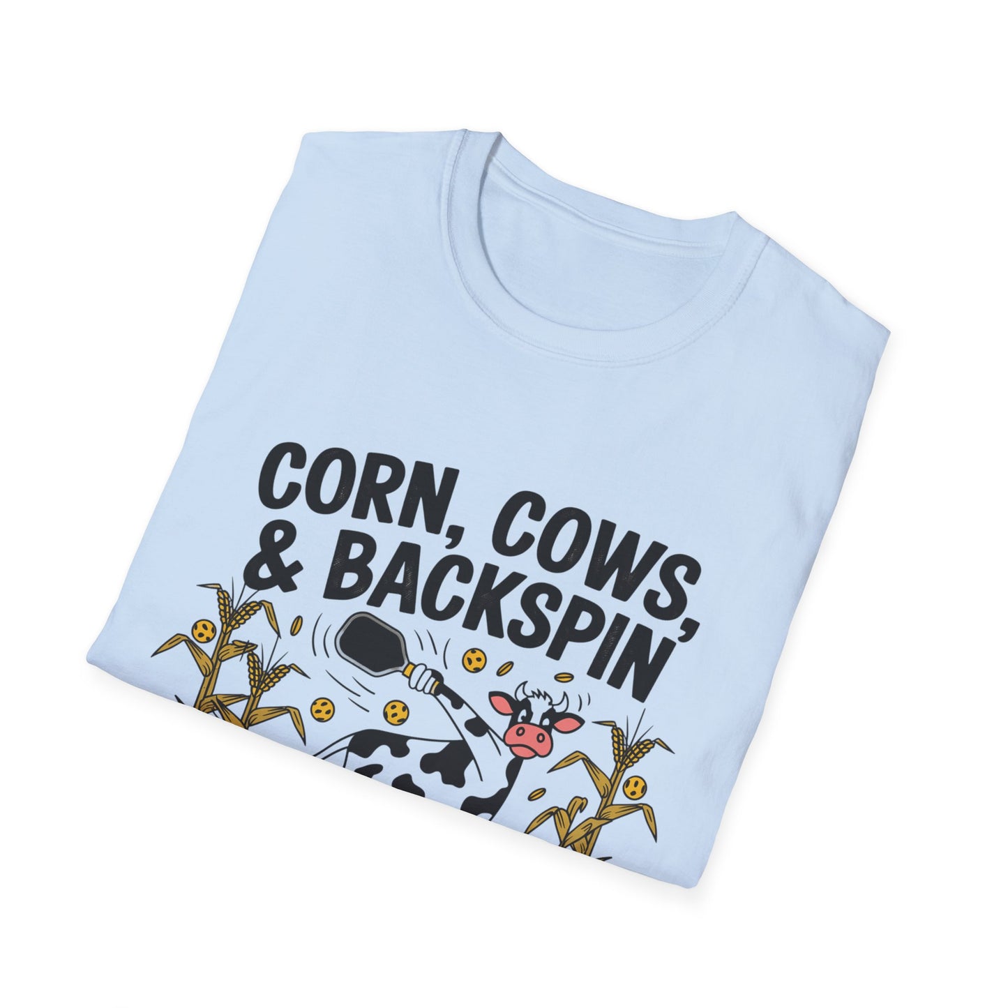 Corn, Cows, & Backspin Tee