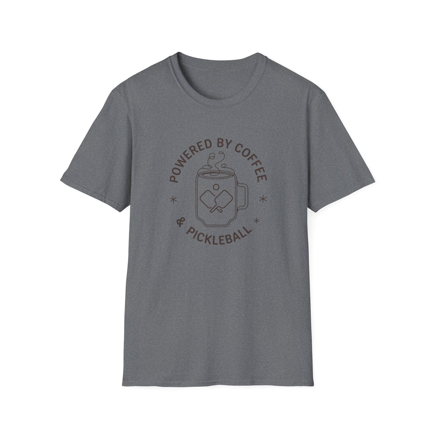 Powered by Coffee & Pickleball Tee