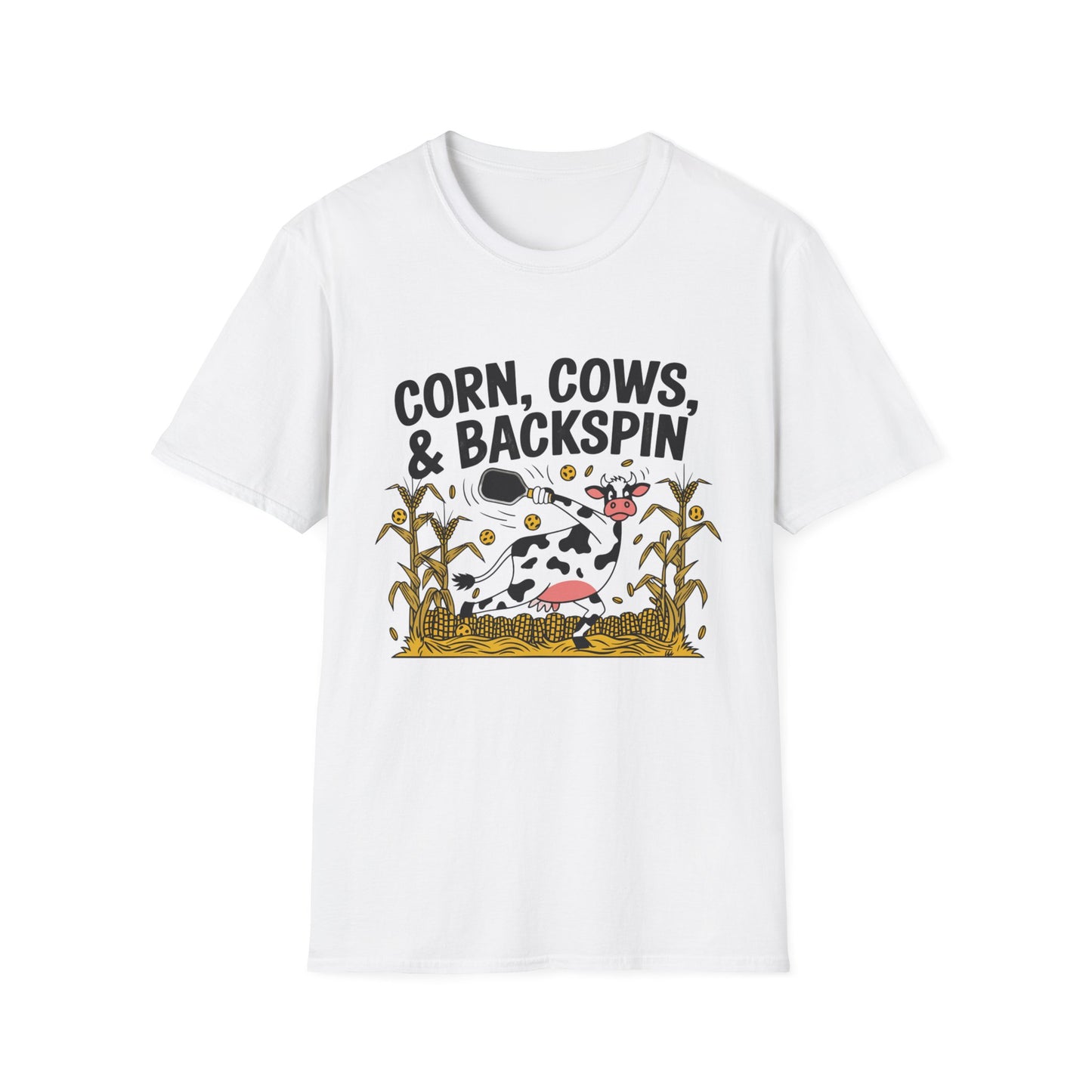 Corn, Cows, & Backspin Tee