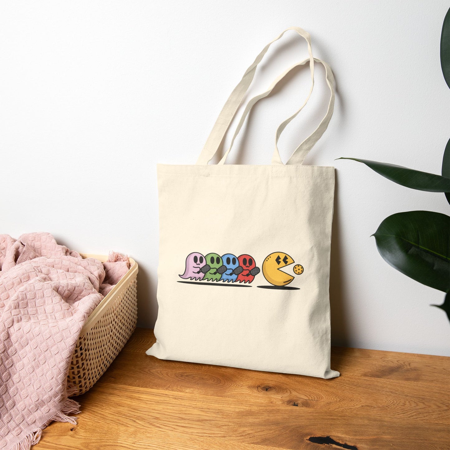 Pickleball Arcade Canvas Tote