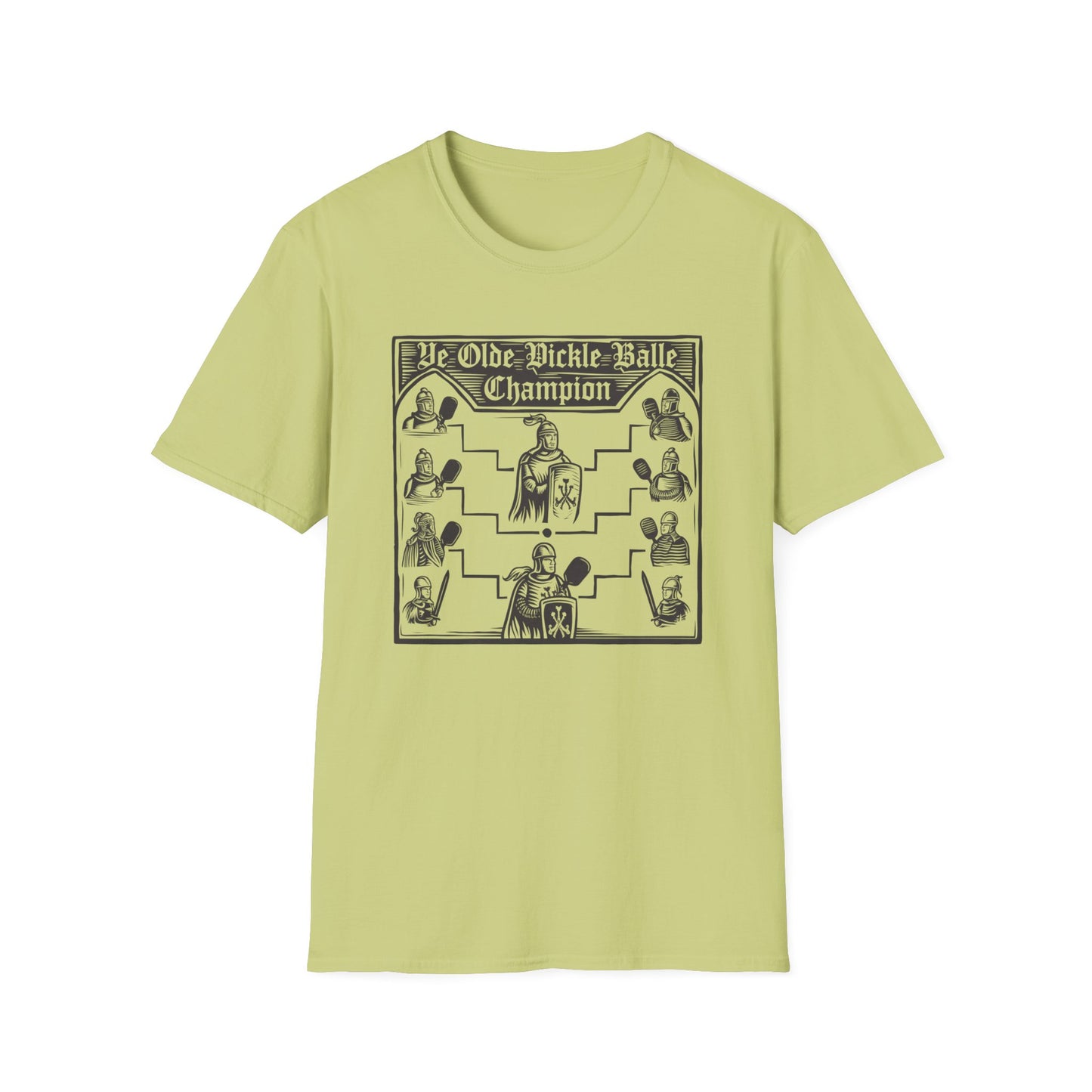 Ye Olde Pickle Balle Champion Medieval Pickleball Tee