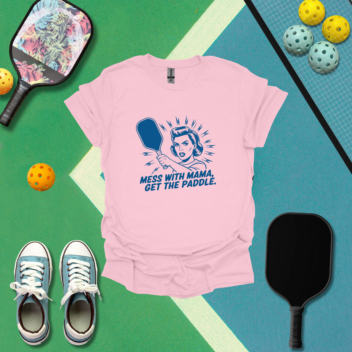 Mess With Mama, Get The Paddle Tee