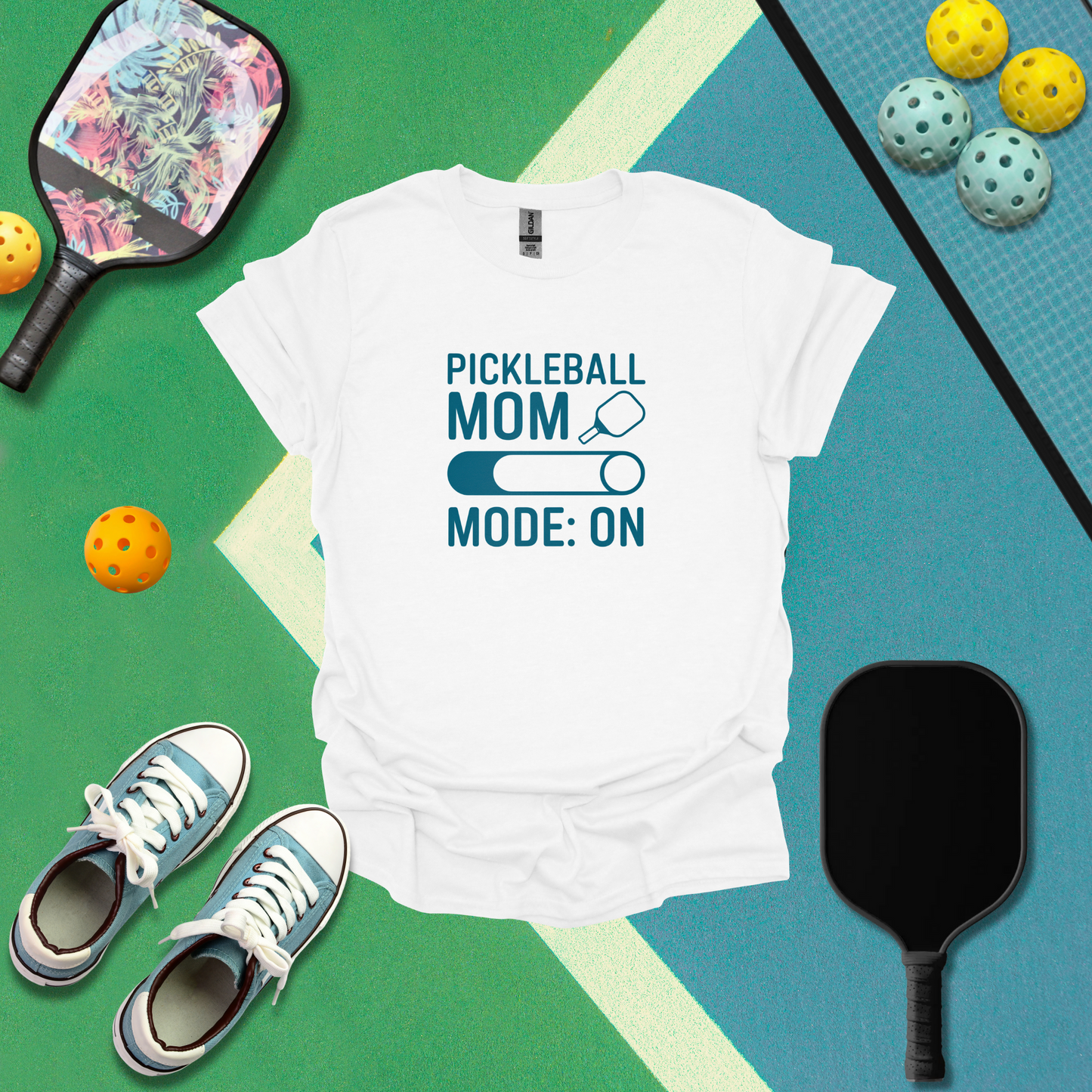Pickleball Mom Mode: On Tee