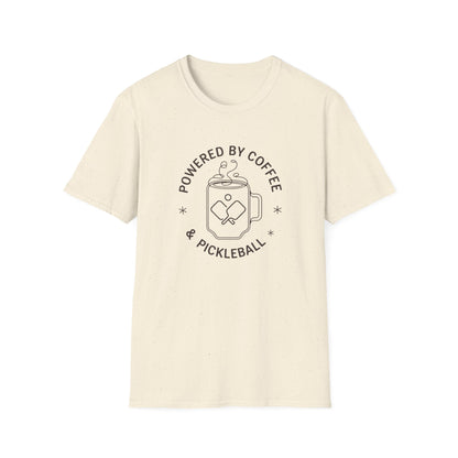 Powered by Coffee & Pickleball Tee