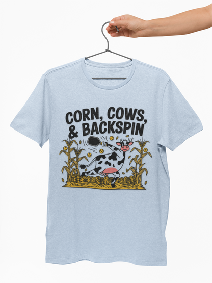 Corn, Cows, & Backspin Tee
