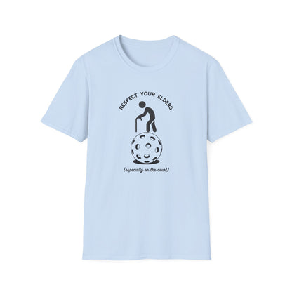 Respect Your Elders Pickleball Tee
