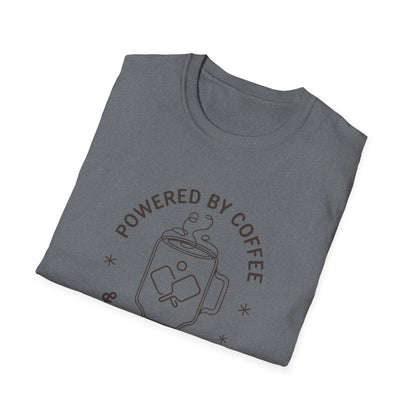 Powered by Coffee & Pickleball Tee