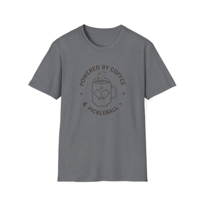 Powered by Coffee & Pickleball Tee