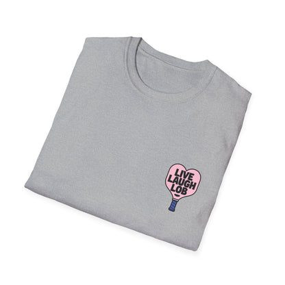 Live Laugh Lob Heart Shaped Paddle Tee