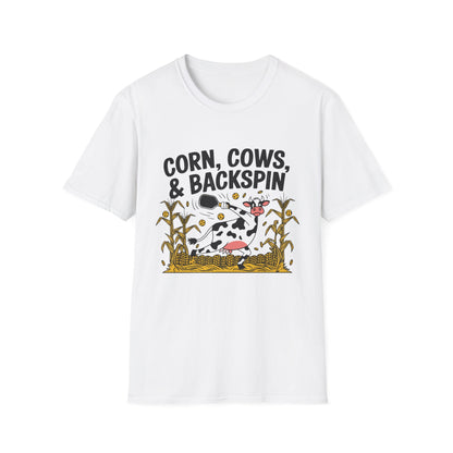 Corn, Cows, & Backspin Tee